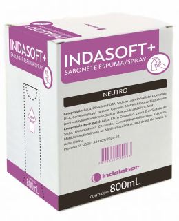 Indasoft+ Neutro - Sabonete Espuma/Spray